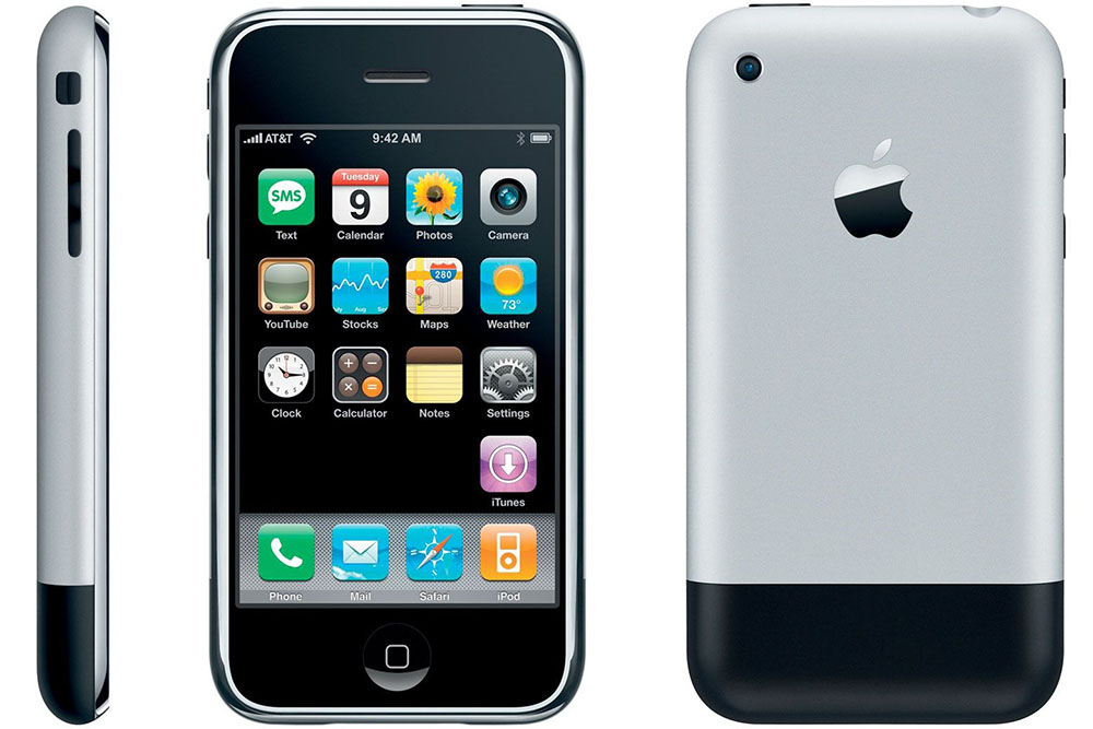 Сравняване на новите телефони iPhone с първия модел от марката - iphone 1
